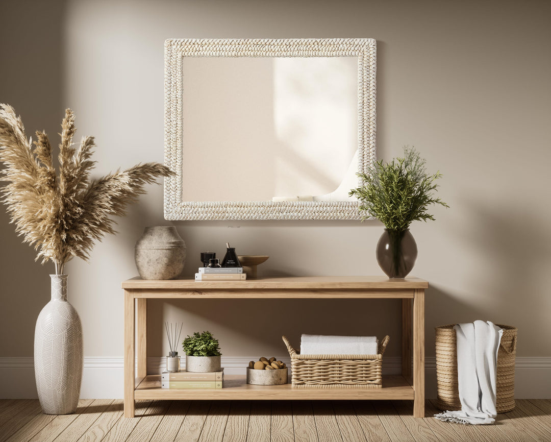 Jute Rectangle Mirror by Elegant - view 68