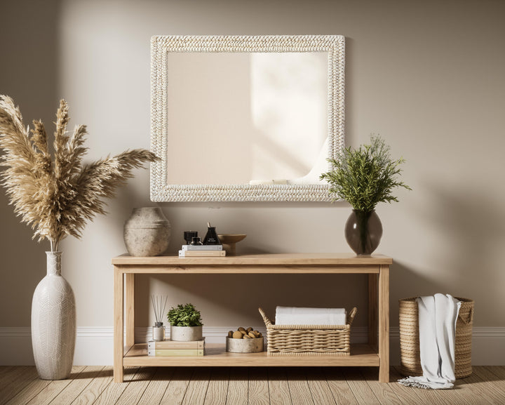 Jute Rectangle Mirror by Elegant - view 68