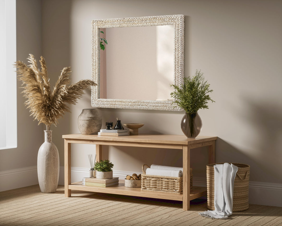 Jute Rectangle Mirror by Elegant - view 69