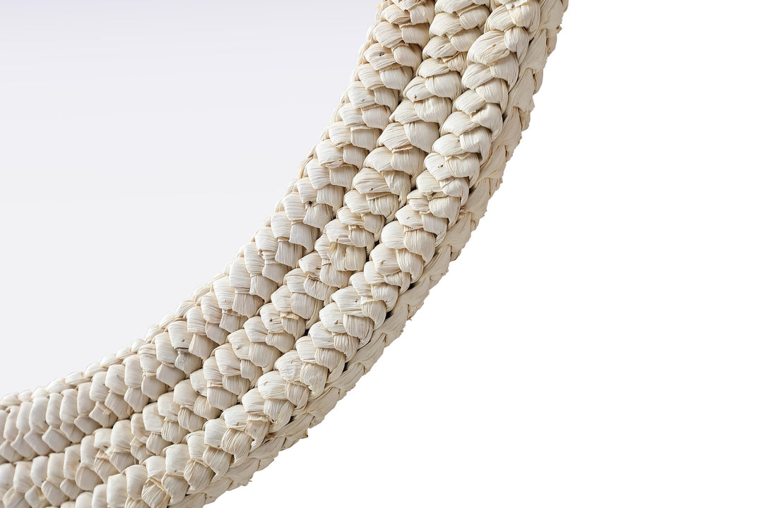 Jute Round Mirror by Elegant - view 6