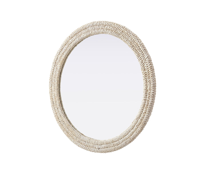 Jute Round Mirror by Elegant - view 11