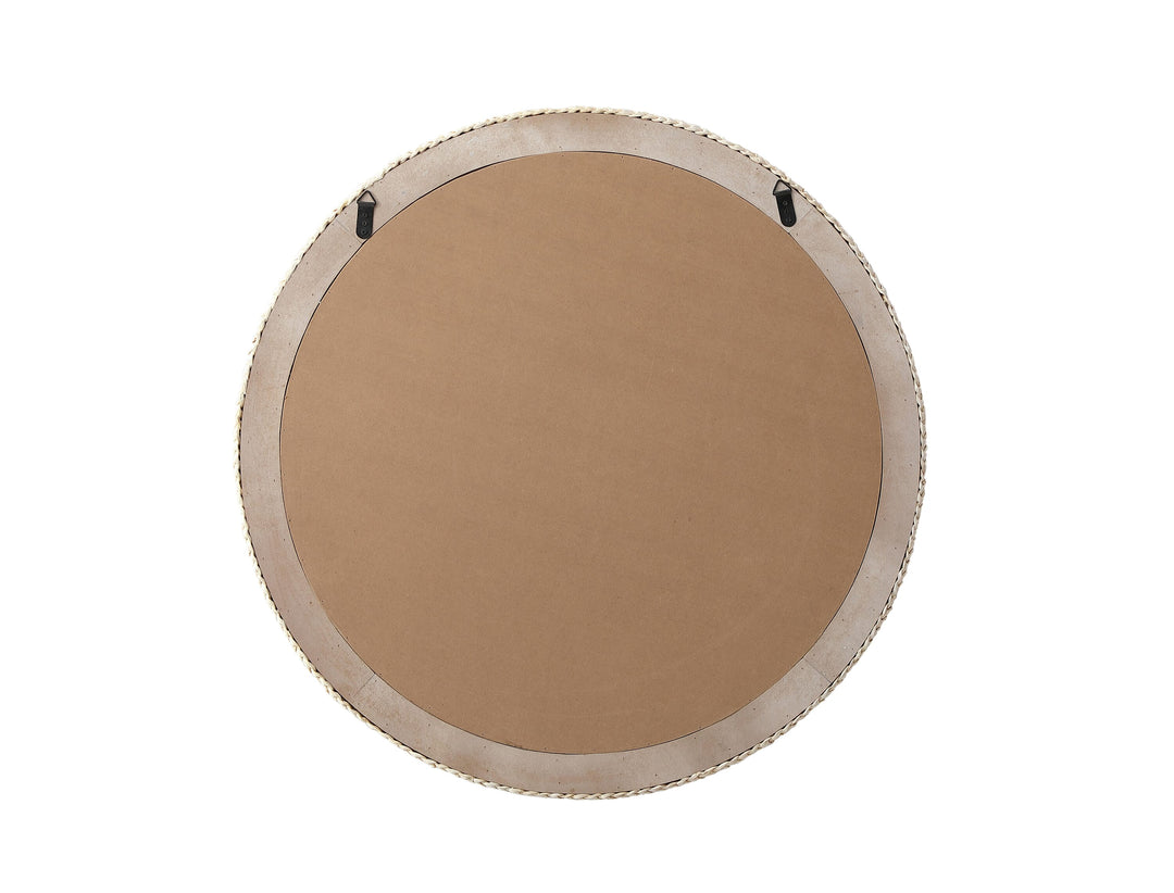 Jute Round Mirror by Elegant - view 14