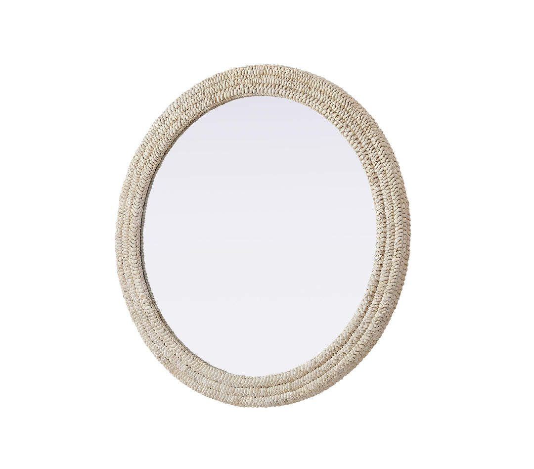 Jute Round Mirror by Elegant - view 18