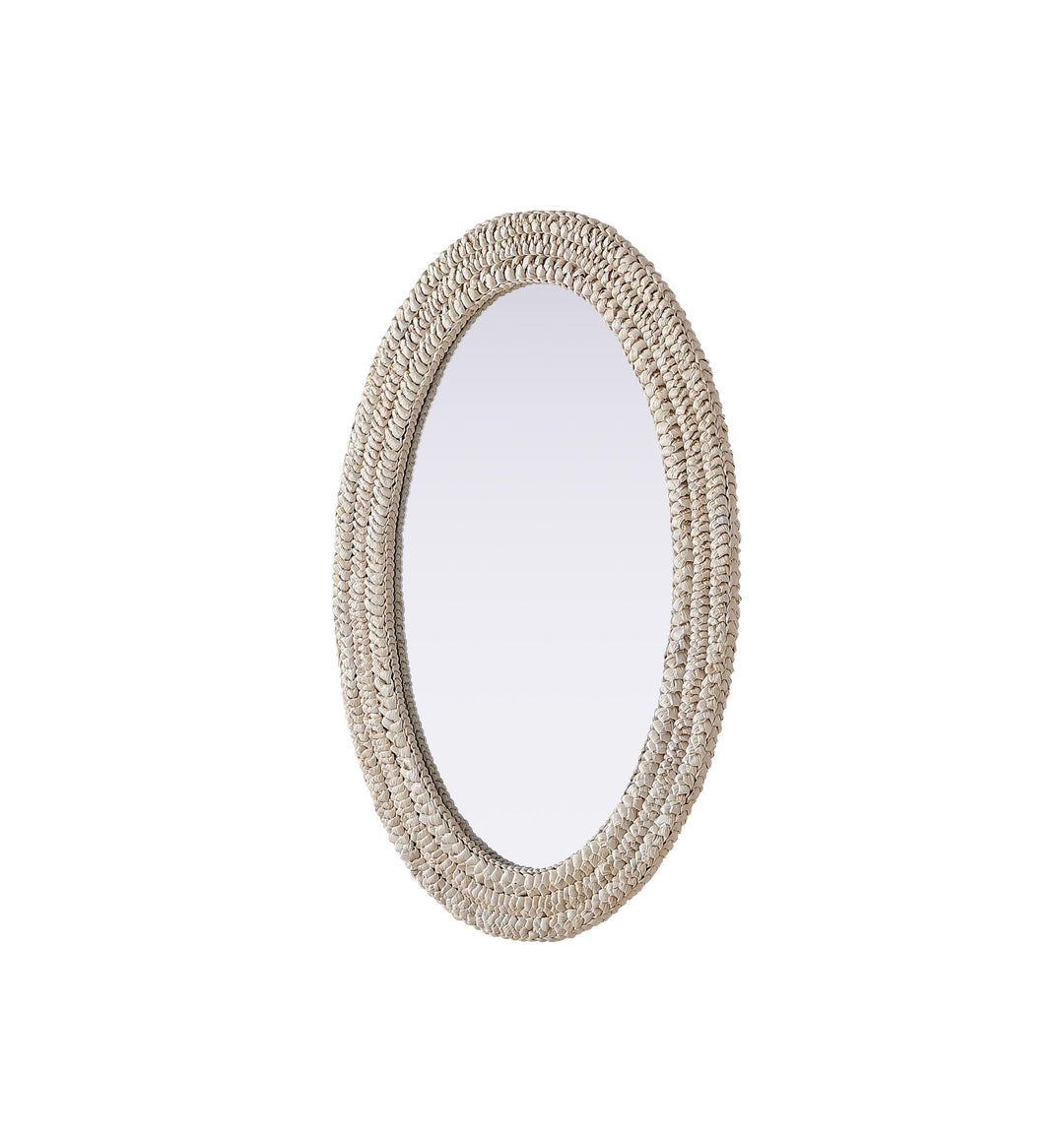 Jute Oval Mirror by Elegant - view 4