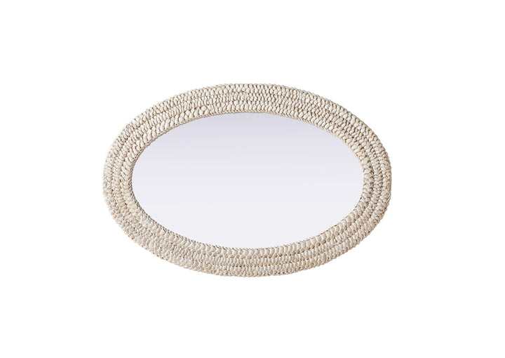 Jute Oval Mirror by Elegant - view 5
