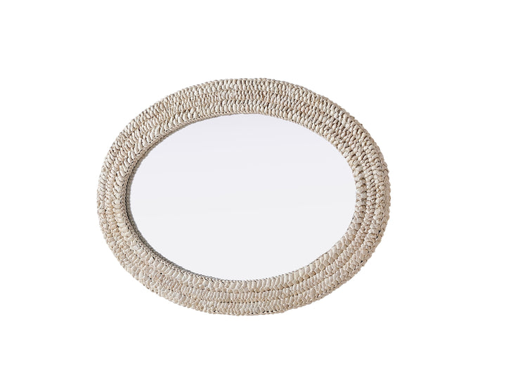 Jute Oval Mirror by Elegant - view 6
