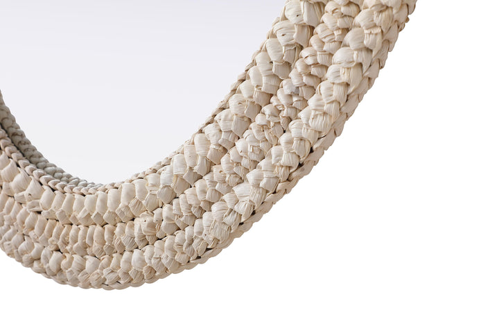 Jute Oval Mirror by Elegant - view 7