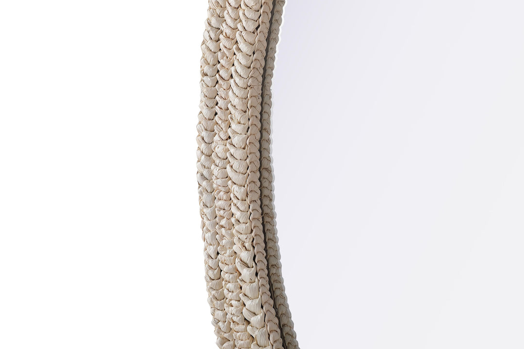 Jute Oval Mirror by Elegant - view 8