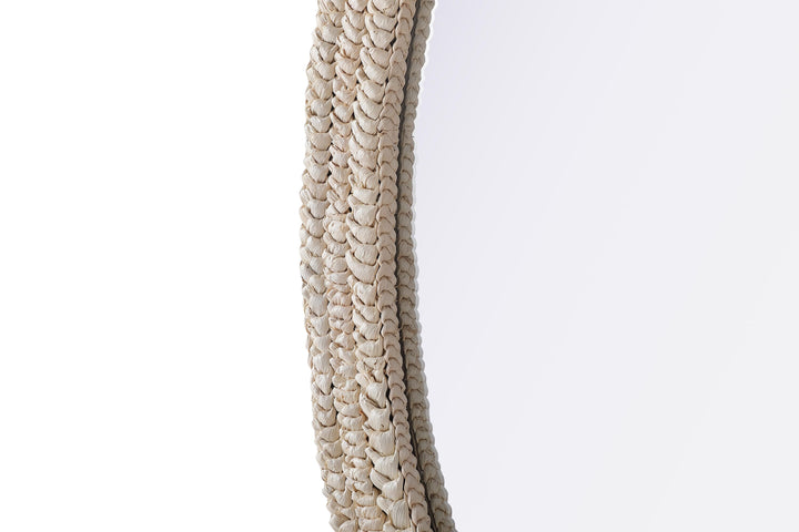 Jute Oval Mirror by Elegant - view 8