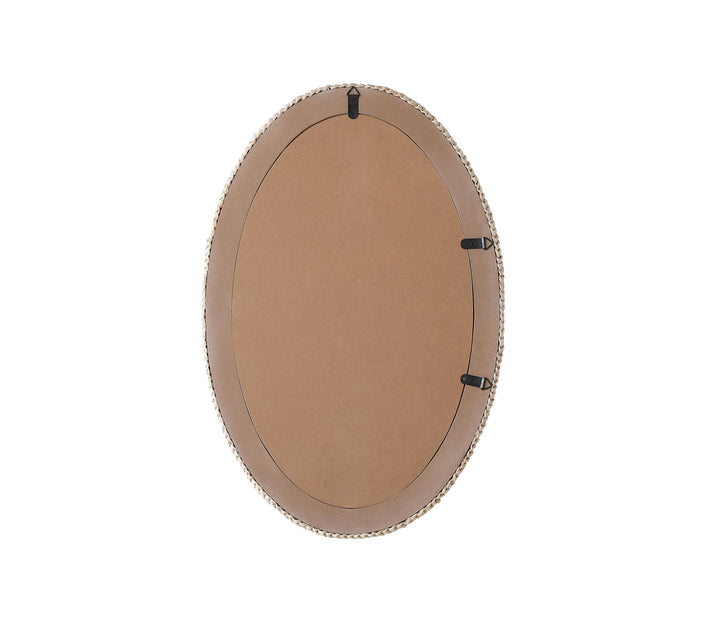 Jute Oval Mirror by Elegant - view 10