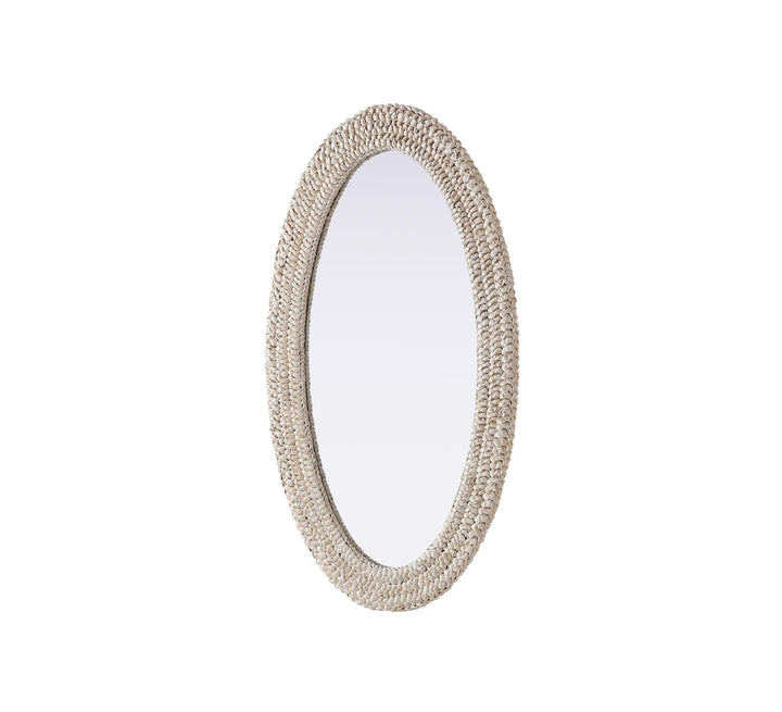 Jute Oval Mirror by Elegant - view 14