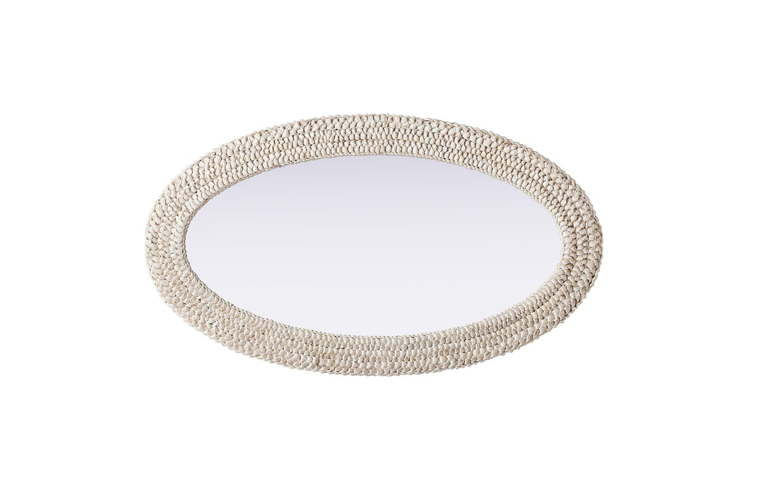 Jute Oval Mirror by Elegant - view 15