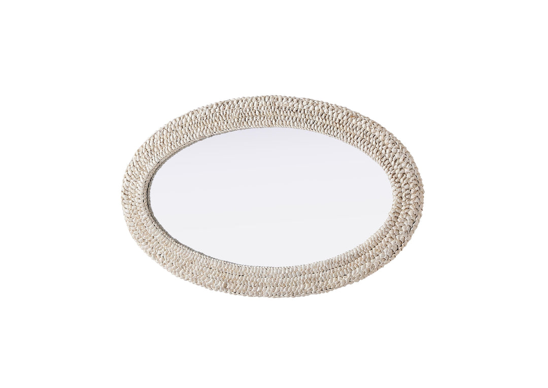 Jute Oval Mirror by Elegant - view 16