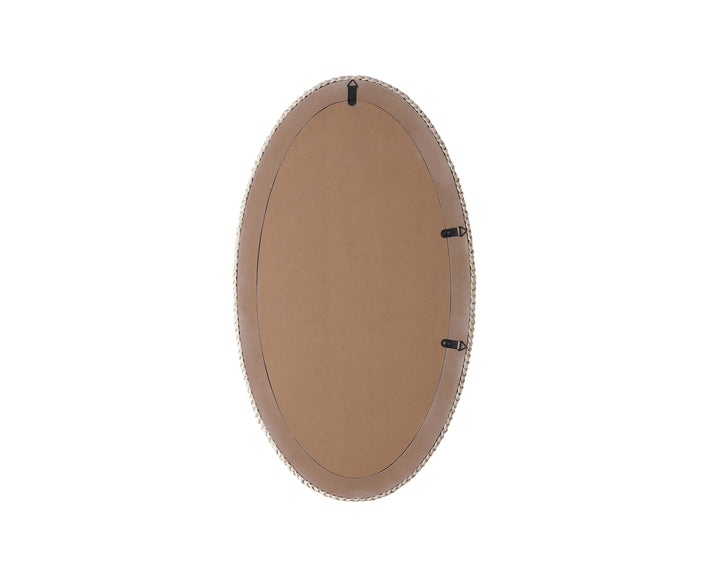 Jute Oval Mirror by Elegant - view 20