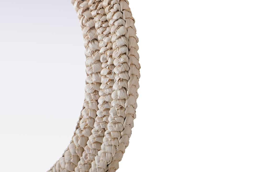 Jute Oval Mirror by Elegant - view 28