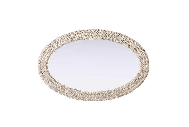 Jute Oval Mirror by Elegant - view 35