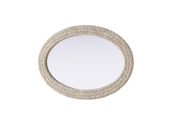 Jute Oval Mirror by Elegant - view 36
