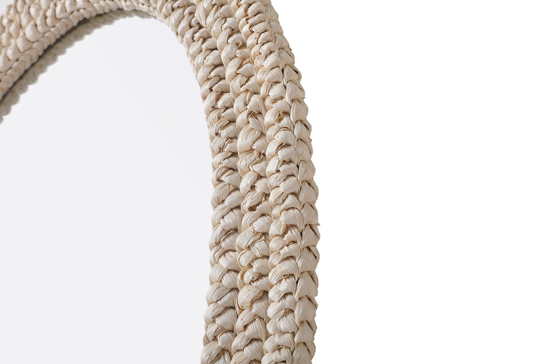 Jute Oval Mirror by Elegant - view 37