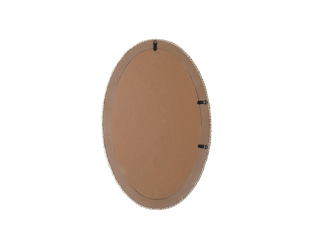 Jute Oval Mirror by Elegant - view 40