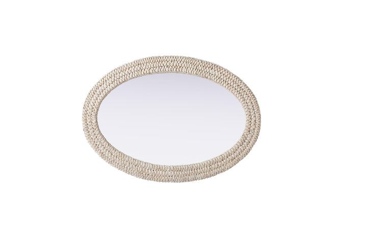 Jute Oval Mirror by Elegant - view 55