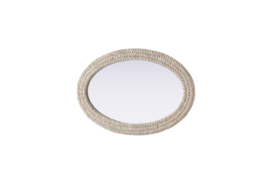 Jute Oval Mirror by Elegant - view 56