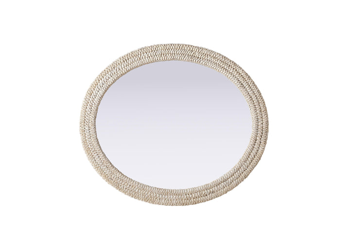 Jute Oval Mirror by Elegant - view 65