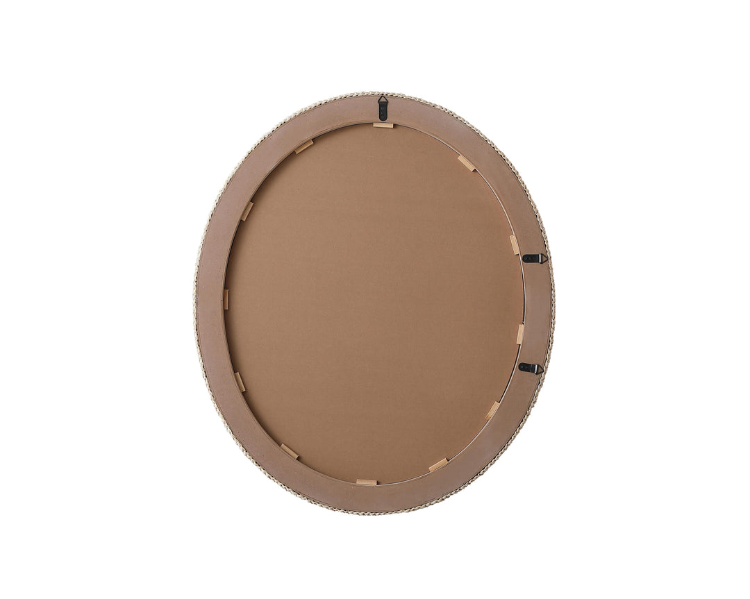 Jute Oval Mirror by Elegant - view 70