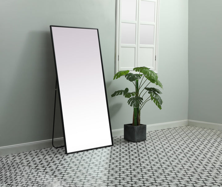 Metal Frame Rectangle Full Length Mirror by Elegant - view 3