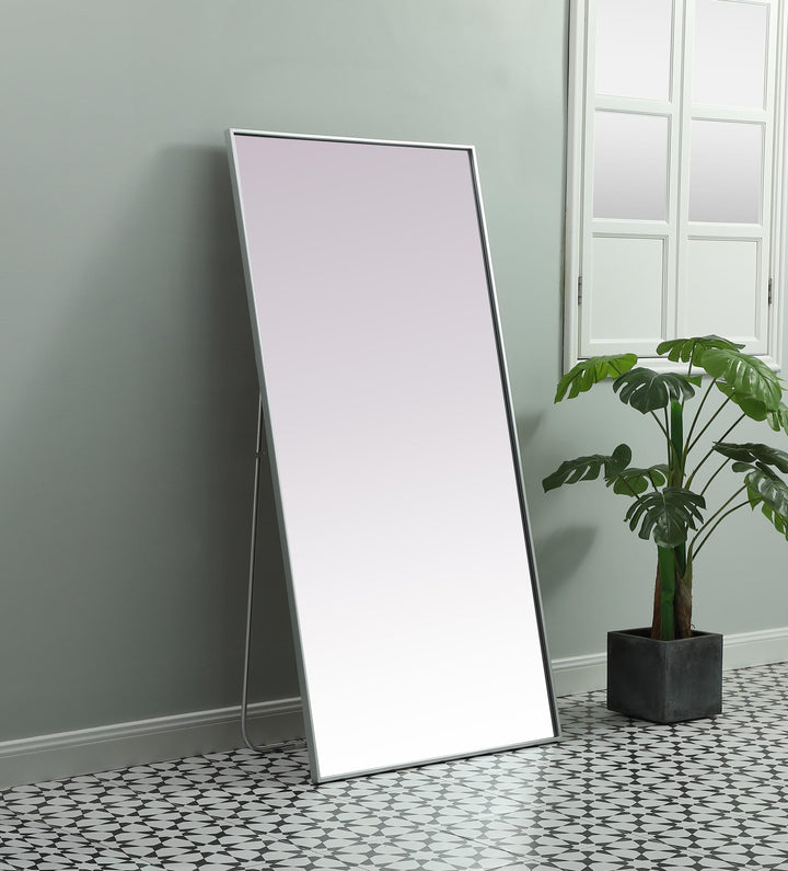 Metal Frame Rectangle Full Length Mirror by Elegant - view 9