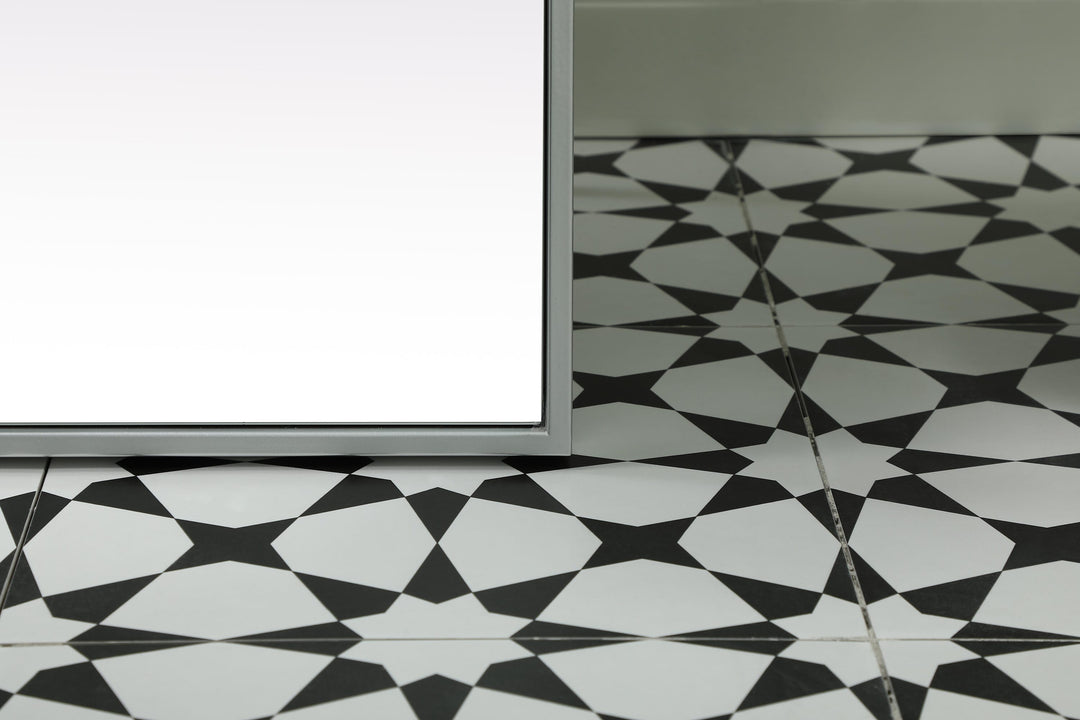 Metal Frame Rectangle Full Length Mirror by Elegant - view 10
