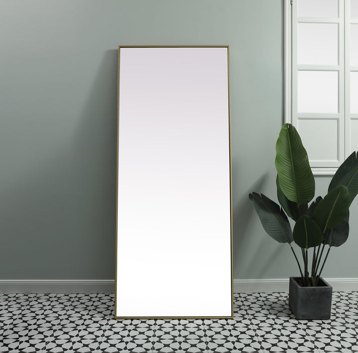 Metal Frame Rectangle Full Length Mirror by Elegant - view 20