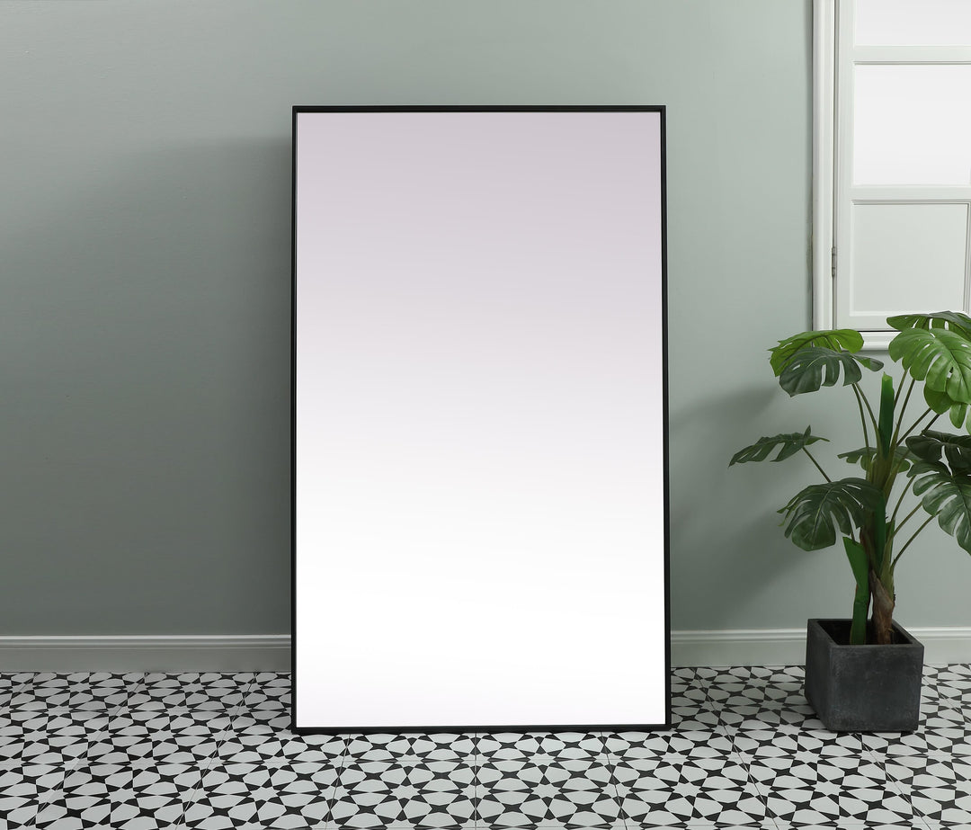 Metal Frame Rectangle Full Length Mirror by Elegant - view 26