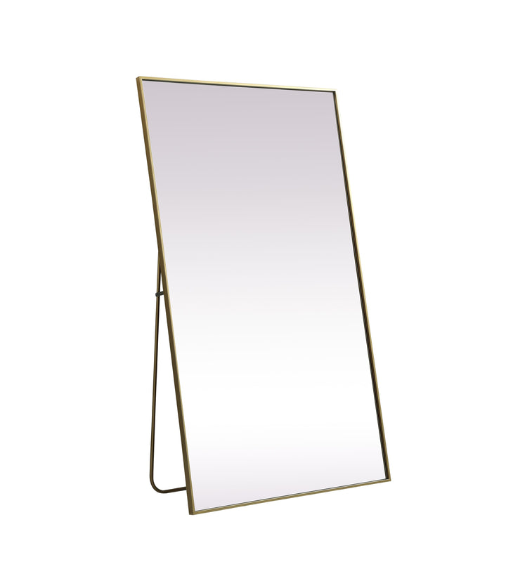 Metal Frame Rectangle Full Length Mirror by Elegant - view 36
