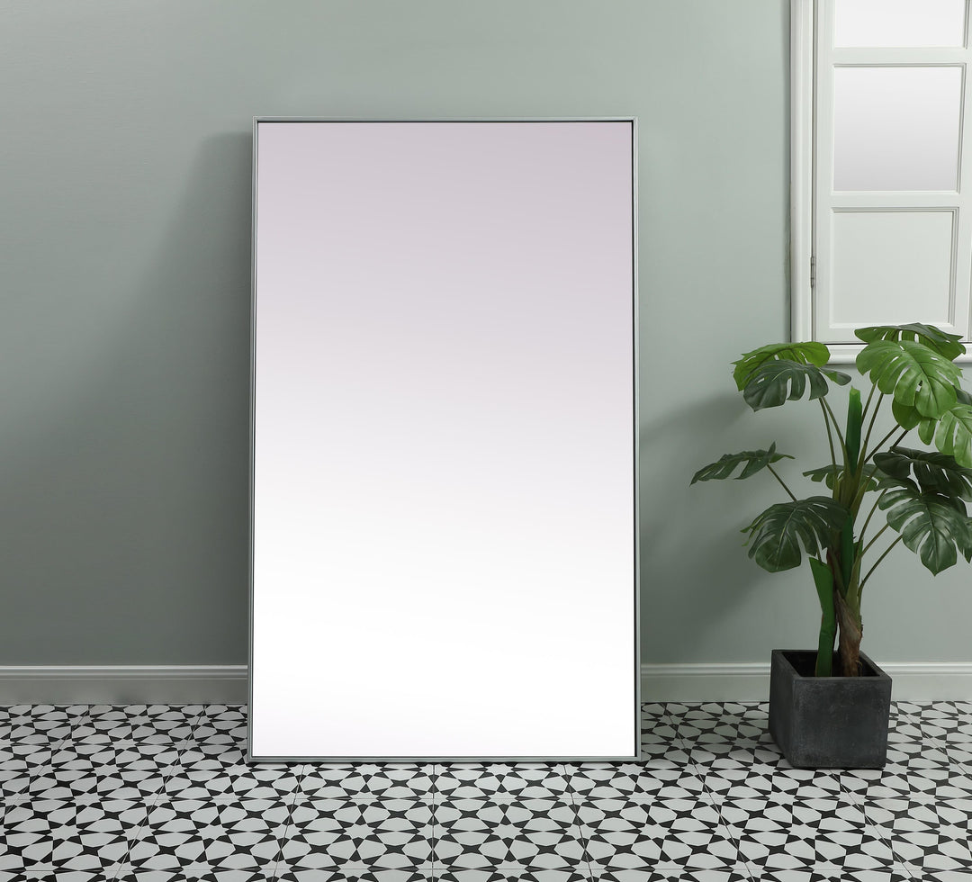 Metal Frame Rectangle Full Length Mirror by Elegant - view 38
