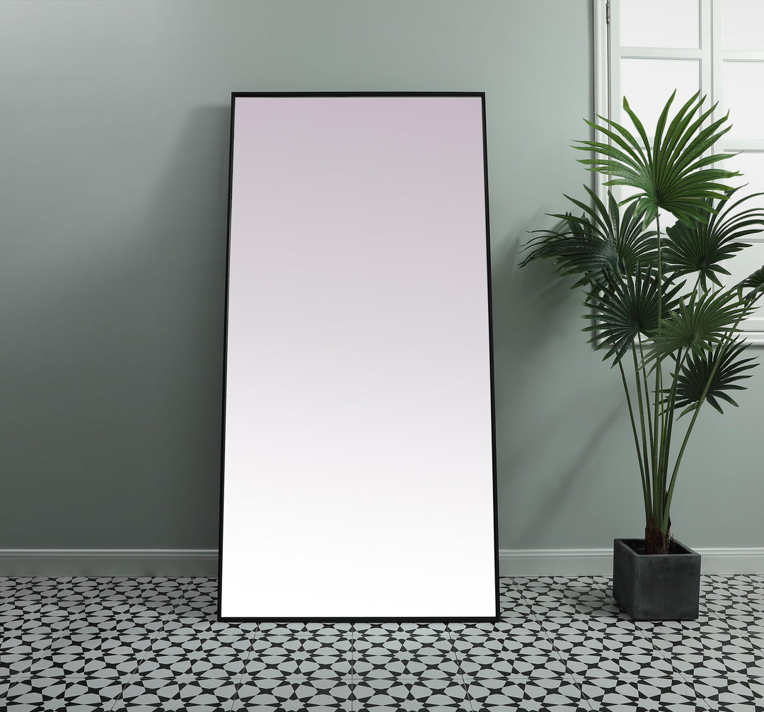 Metal Frame Rectangle Full Length Mirror by Elegant - view 44
