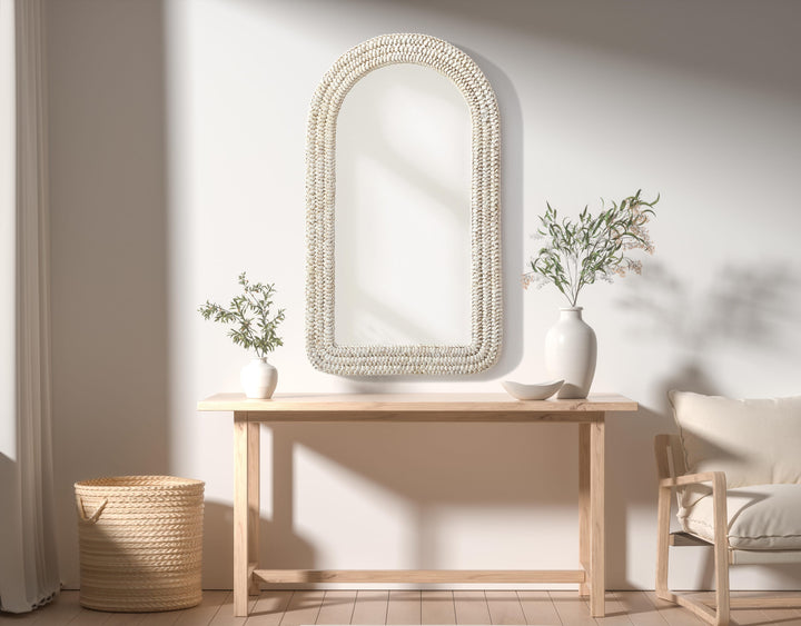 Jute Arch Mirror by Elegant - view 9