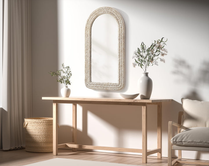 Jute Arch Mirror by Elegant - view 10