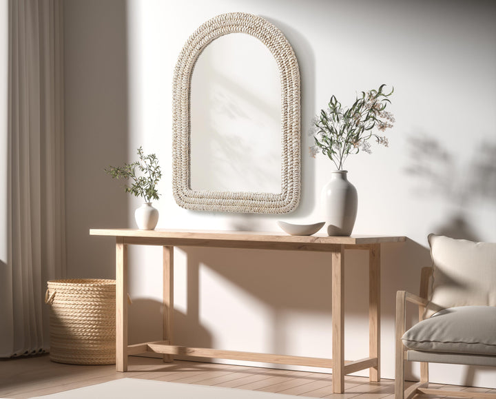 Jute Arch Mirror by Elegant - view 17