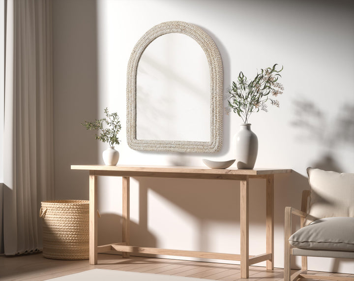 Jute Arch Mirror by Elegant - view 45