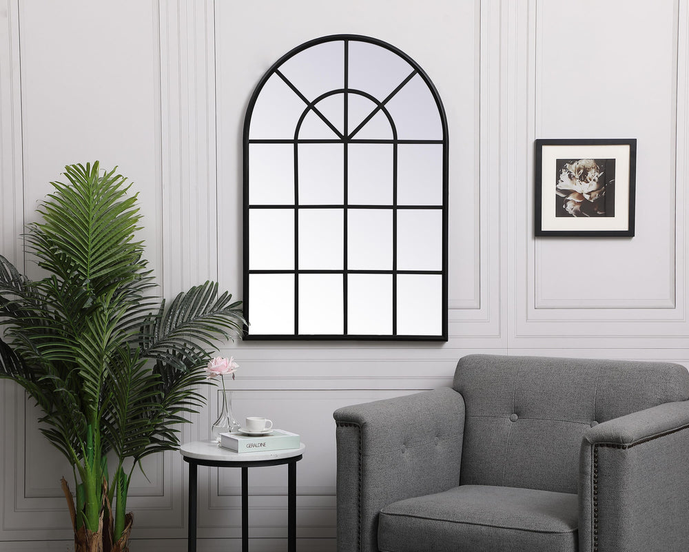 Metal Windowpane Mirror II by Elegant - view 2