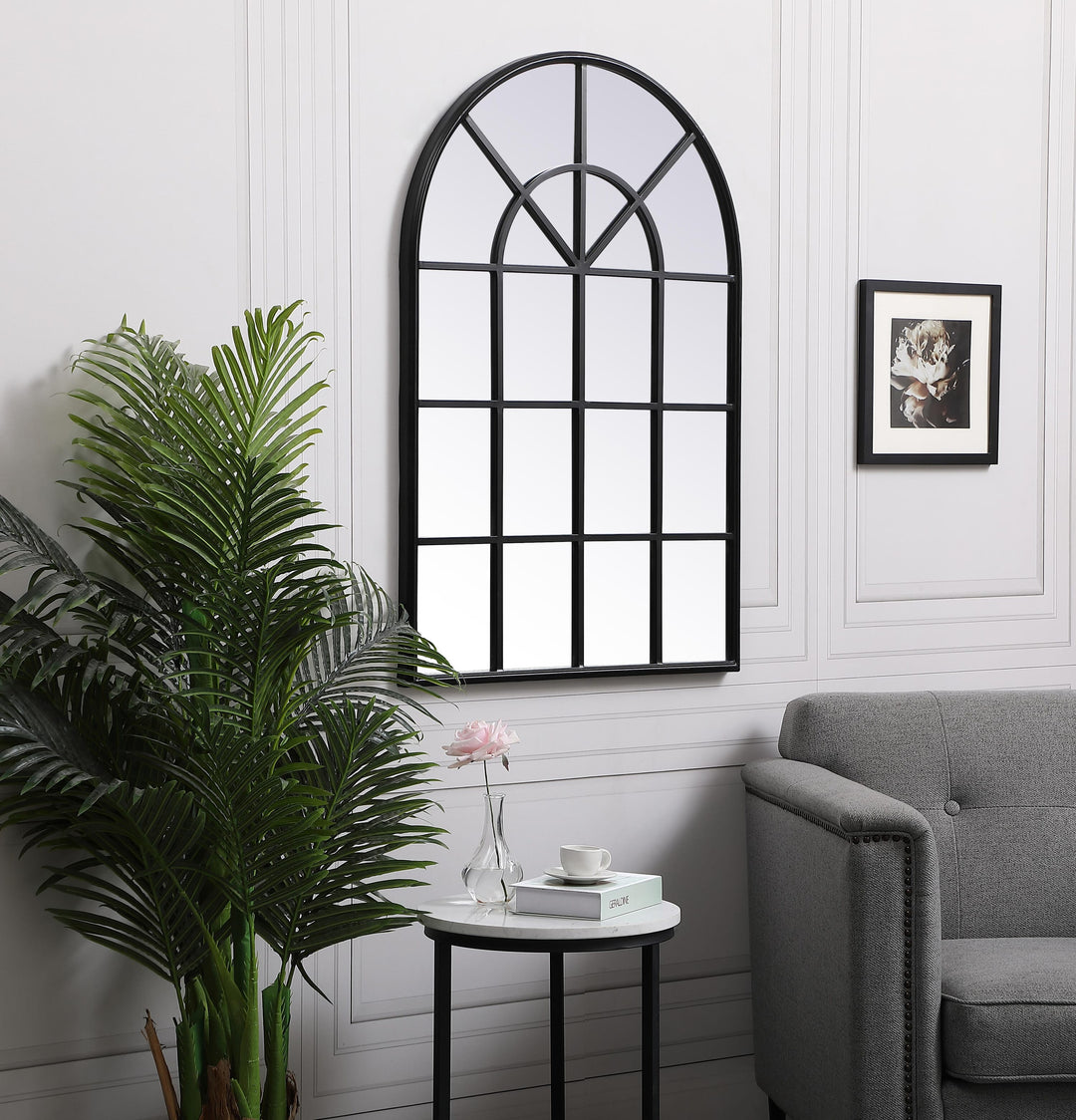 Metal Windowpane Mirror II by Elegant - view 3