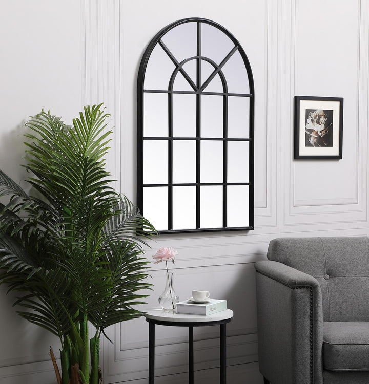 Metal Windowpane Mirror II by Elegant - view 3