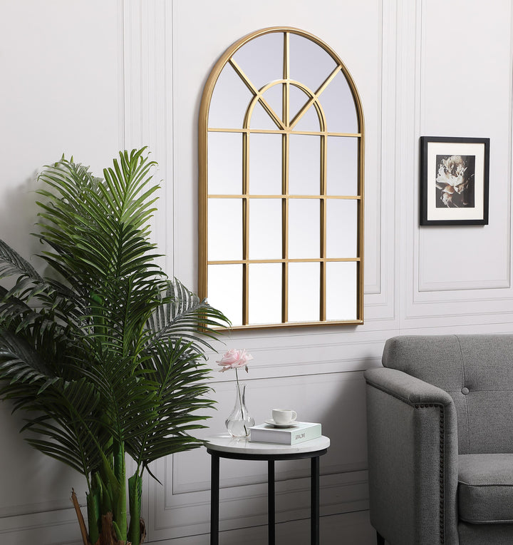 Metal Windowpane Mirror II by Elegant - view 10