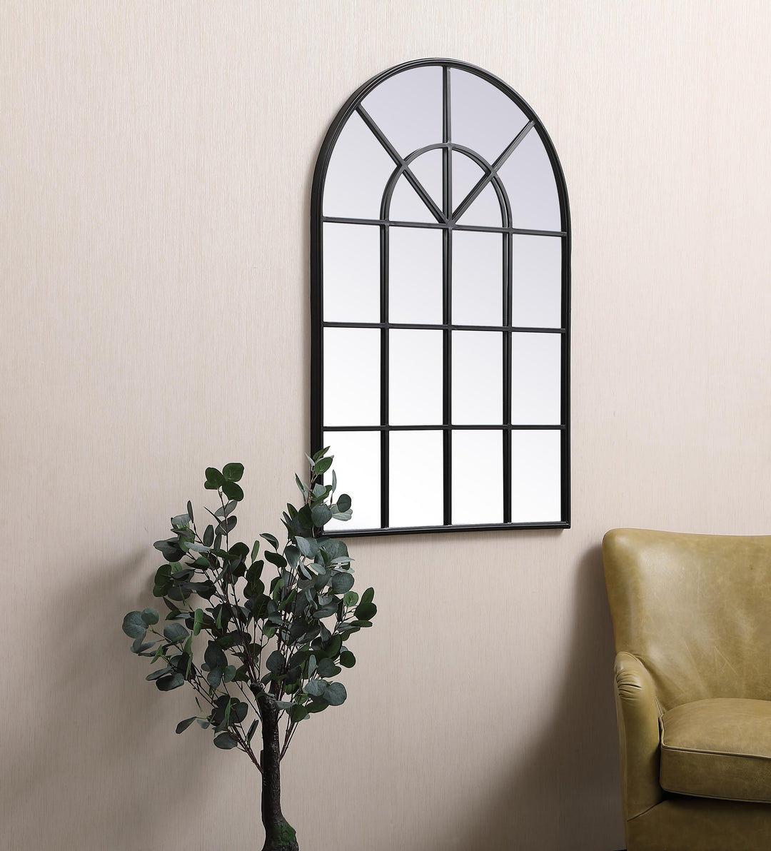 Metal Windowpane Mirror II by Elegant - view 17