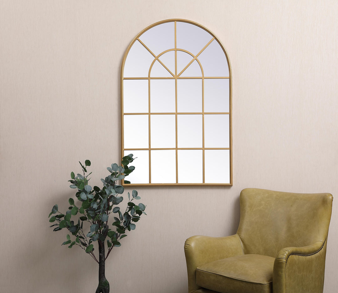 Metal Windowpane Mirror II by Elegant - view 23