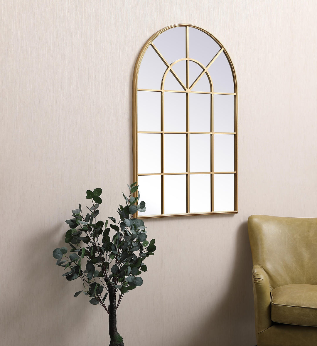 Metal Windowpane Mirror II by Elegant - view 24
