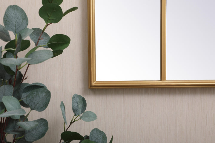 Metal Windowpane Mirror II by Elegant - view 25