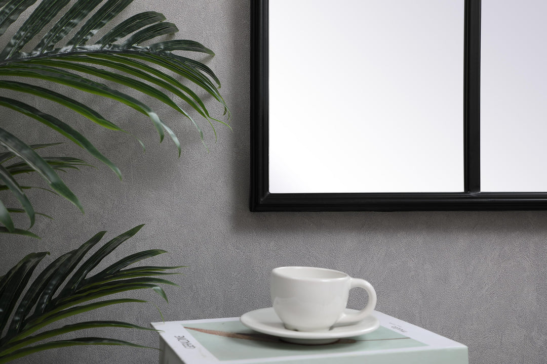 Metal Windowpane Mirror II by Elegant - view 32