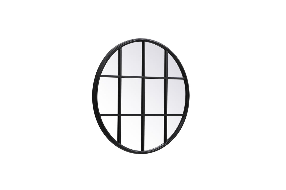 Metal Windowpane Mirror by Elegant - view 6