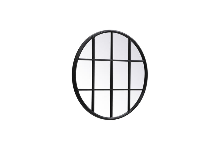 Metal Windowpane Mirror by Elegant - view 6